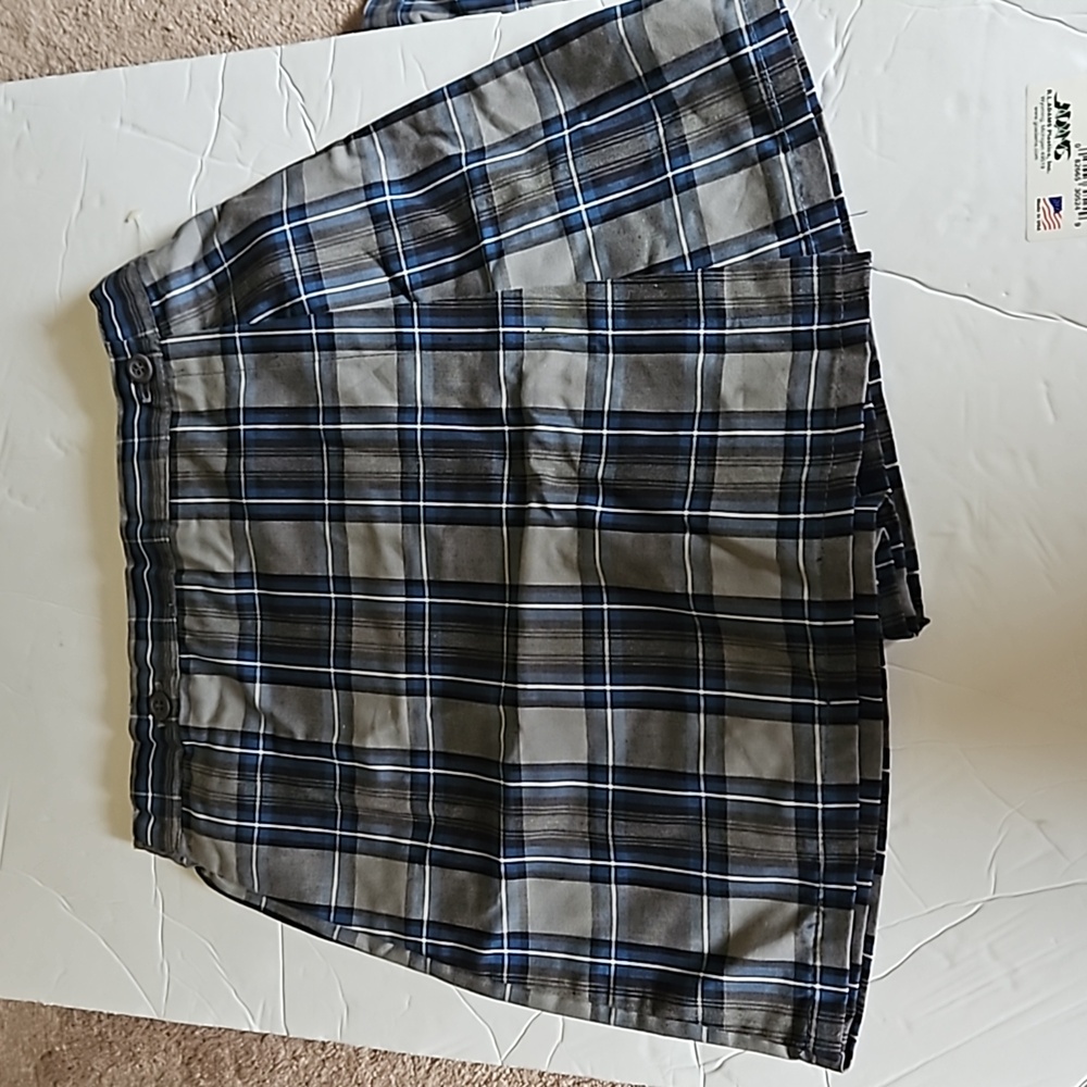 Royal Park school uniform wrap skort #1D plaid
